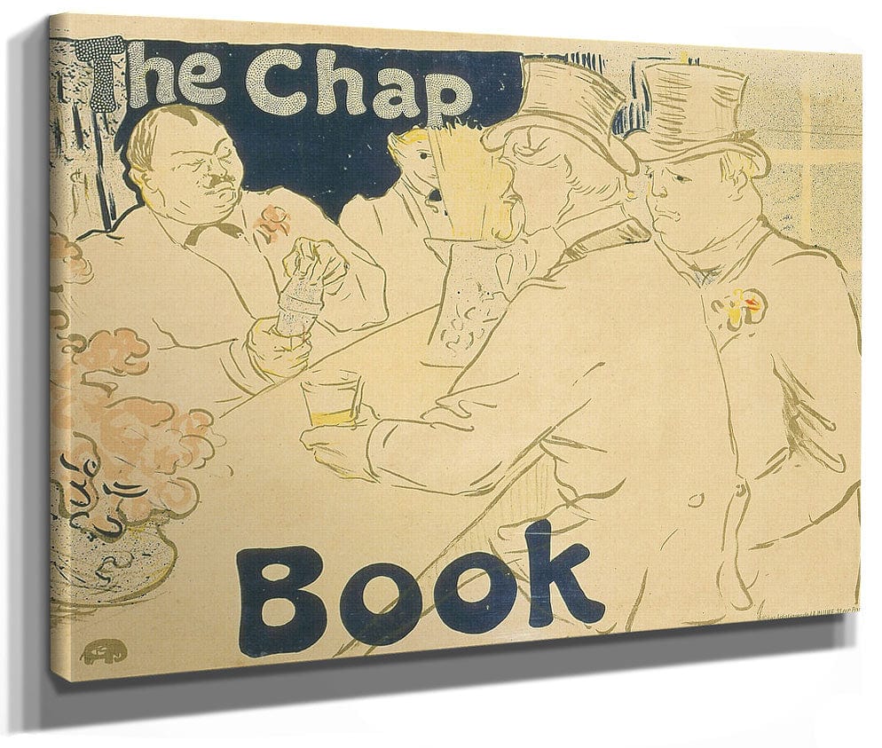 The Irish American Bar, Rue Royale, The Chap Book By Henri Marie Raymond De Toulouse Lautrec Monfa