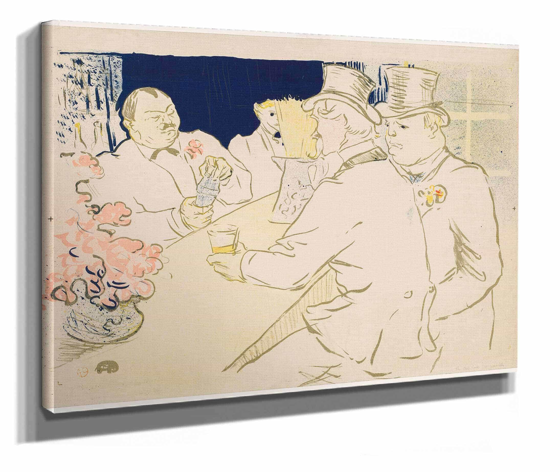 The Irish And American Bar Rue Royale by Henri De Toulouse Lautrec - Image 2