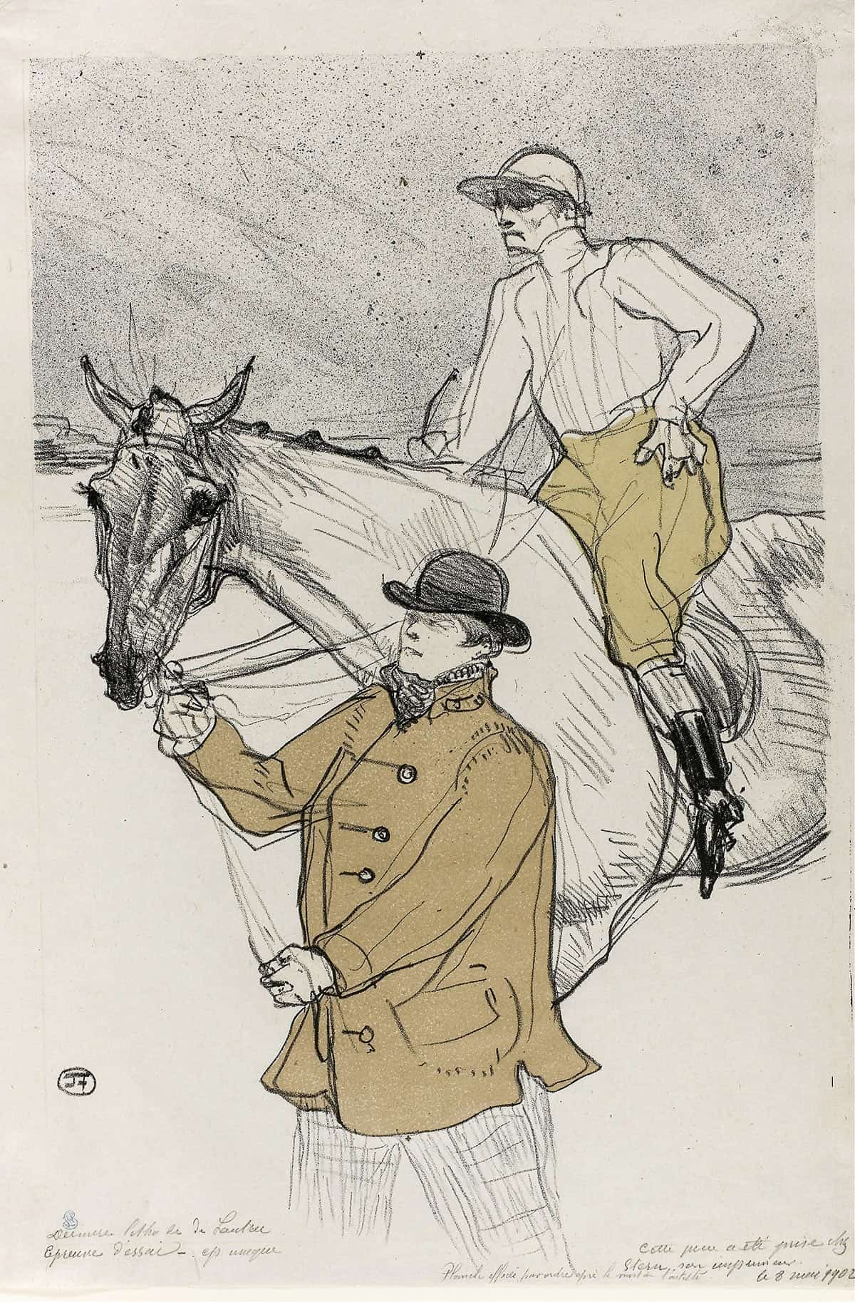 The Jockey Going To The Post by Henri De Toulouse Lautrec - Image 3