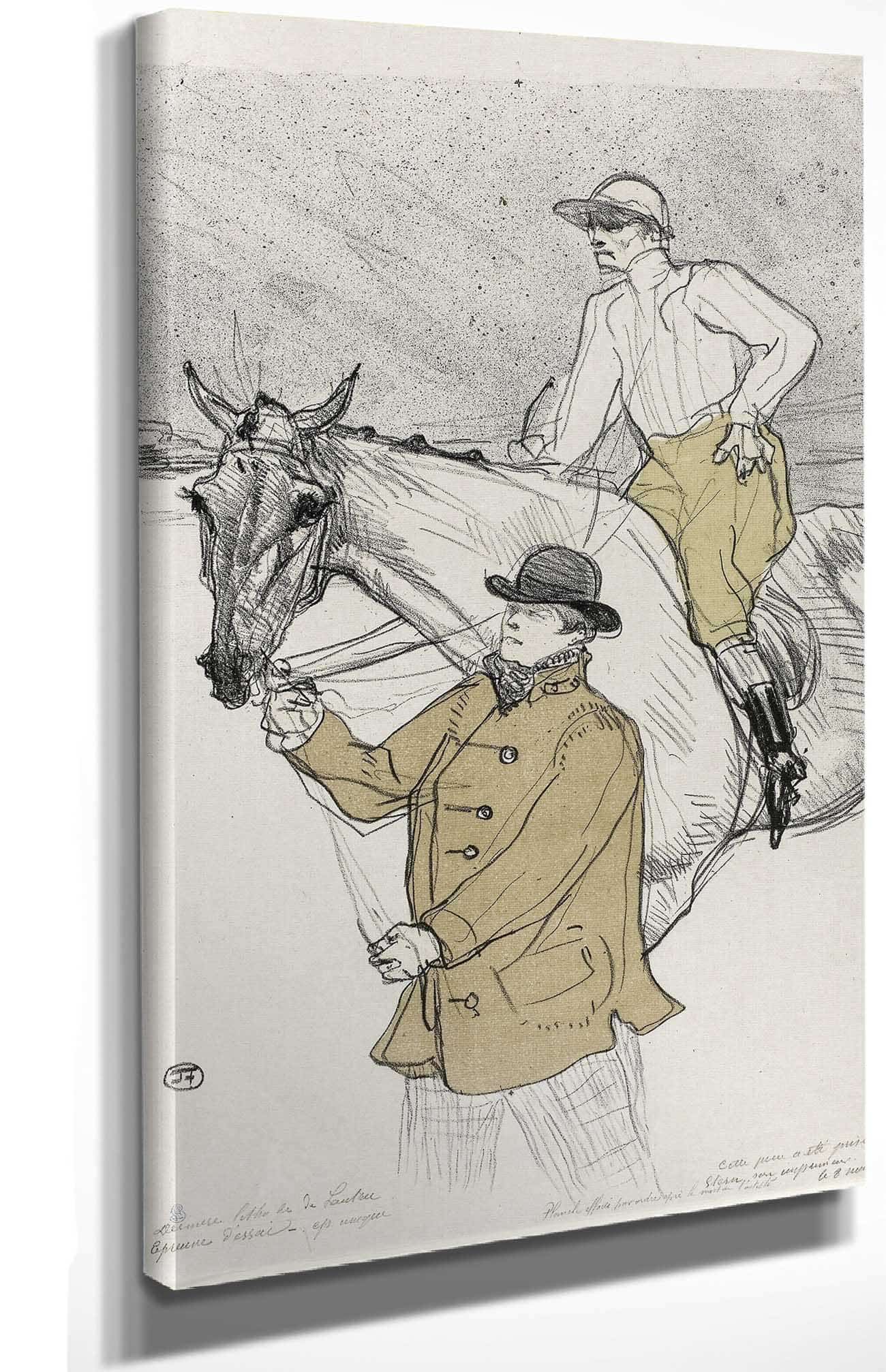 The Jockey Going To The Post by Henri De Toulouse Lautrec - Image 4