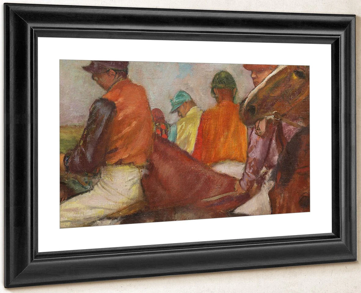 The Jockeys By Edgar Degas - Image 4