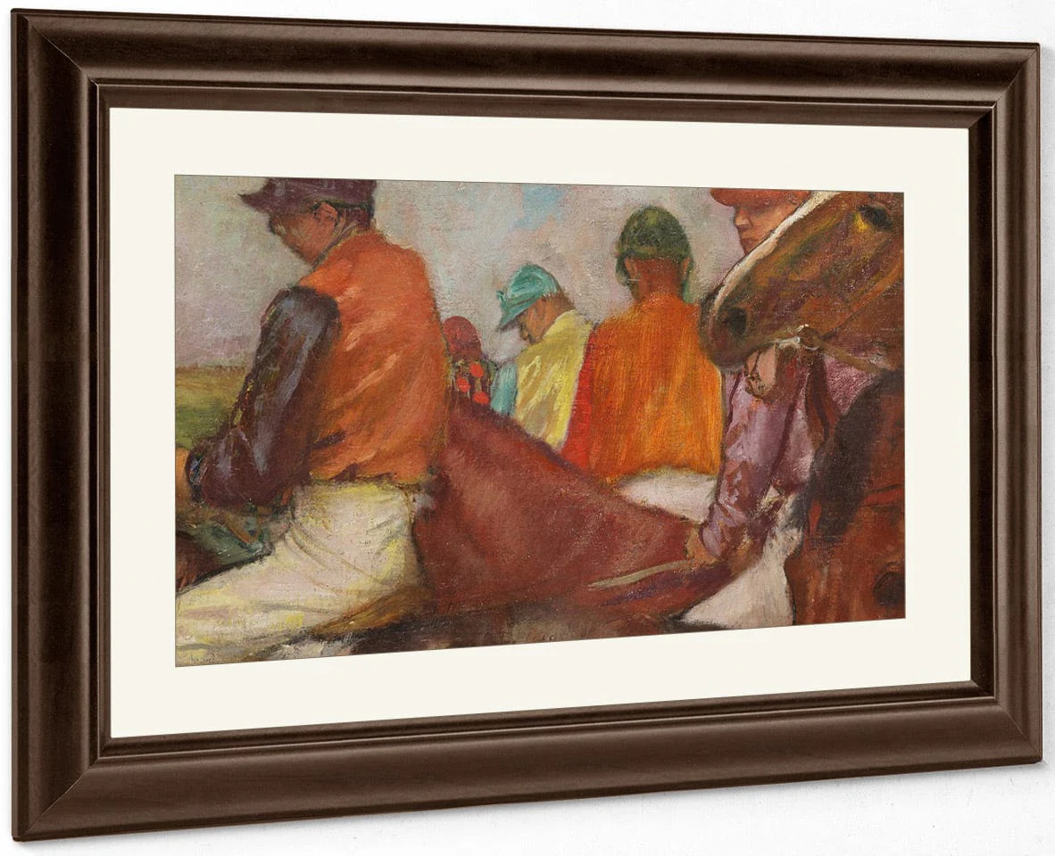 The Jockeys By Edgar Degas - Image 5