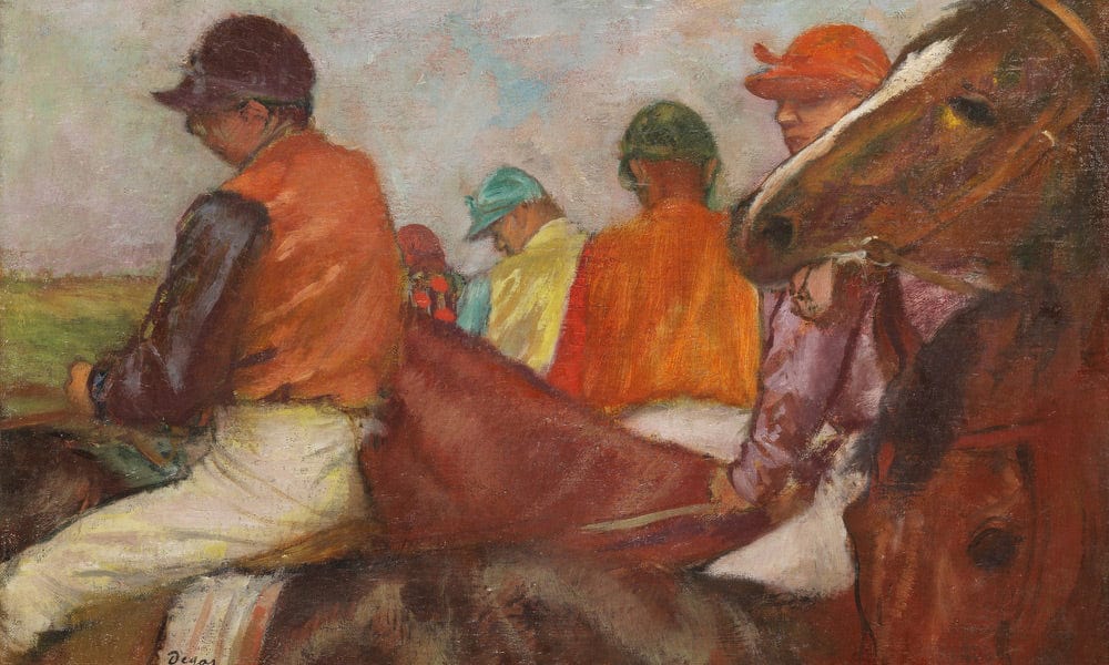 The Jockeys By Edgar Degas - Image 7