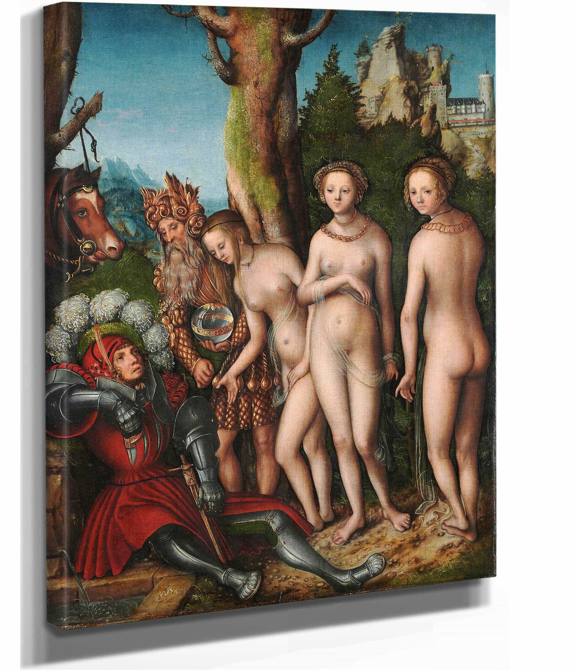 The Judgment Of Paris by Lucas Cranach The Elder - Image 4