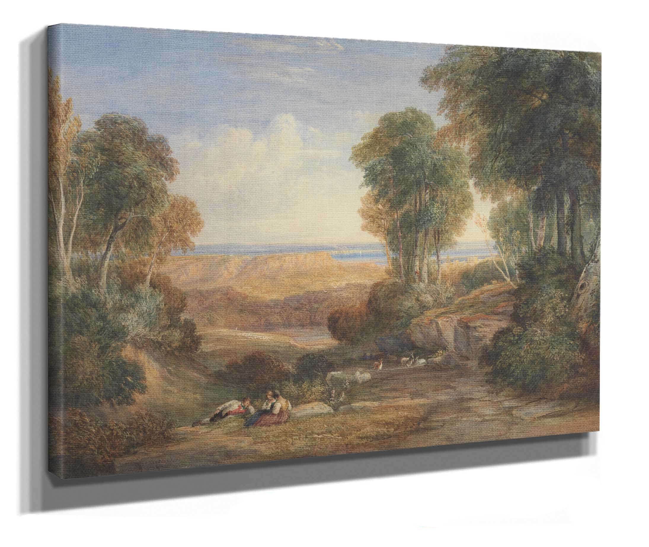 The Junction Of The Severn And The Wye With Chepstow In The Distance by David Cox - Image 2