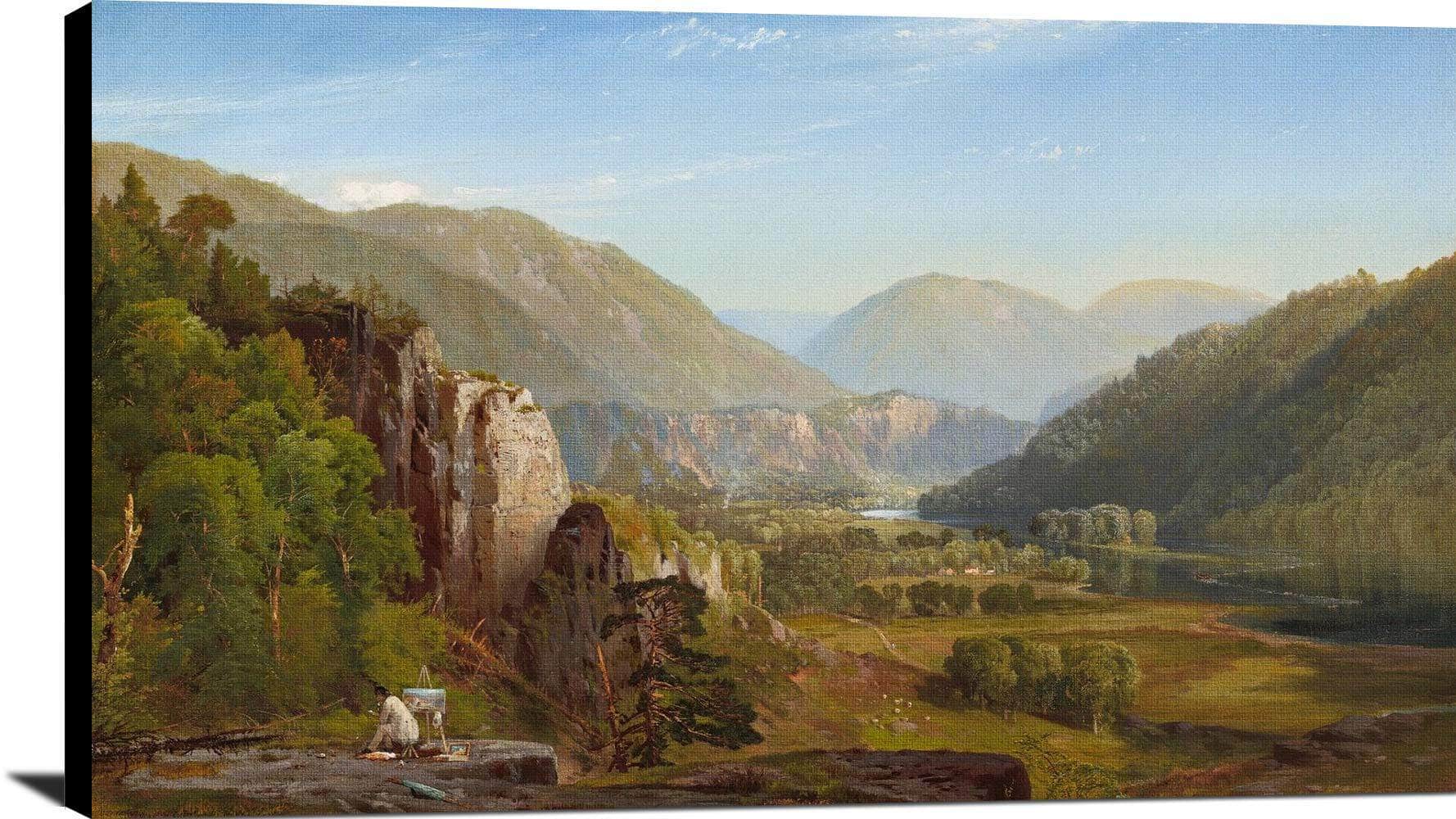The Juniata, Evening Painting Thomas Moran Canvas Art - Image 2