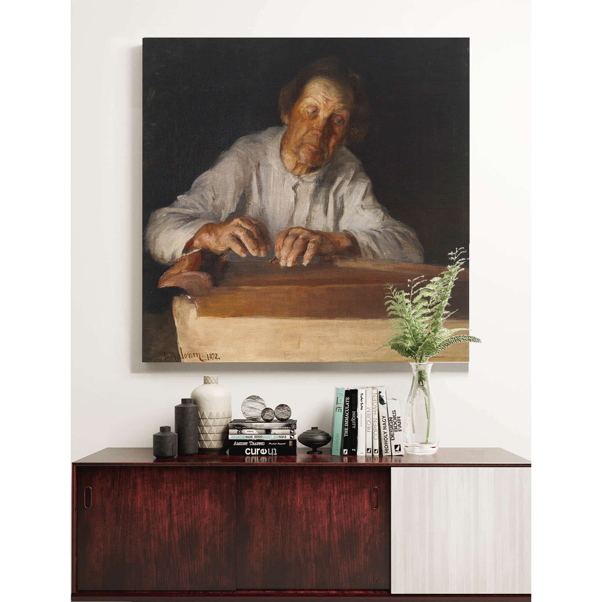 The Kantele Player by Pekka Halonen - Image 5