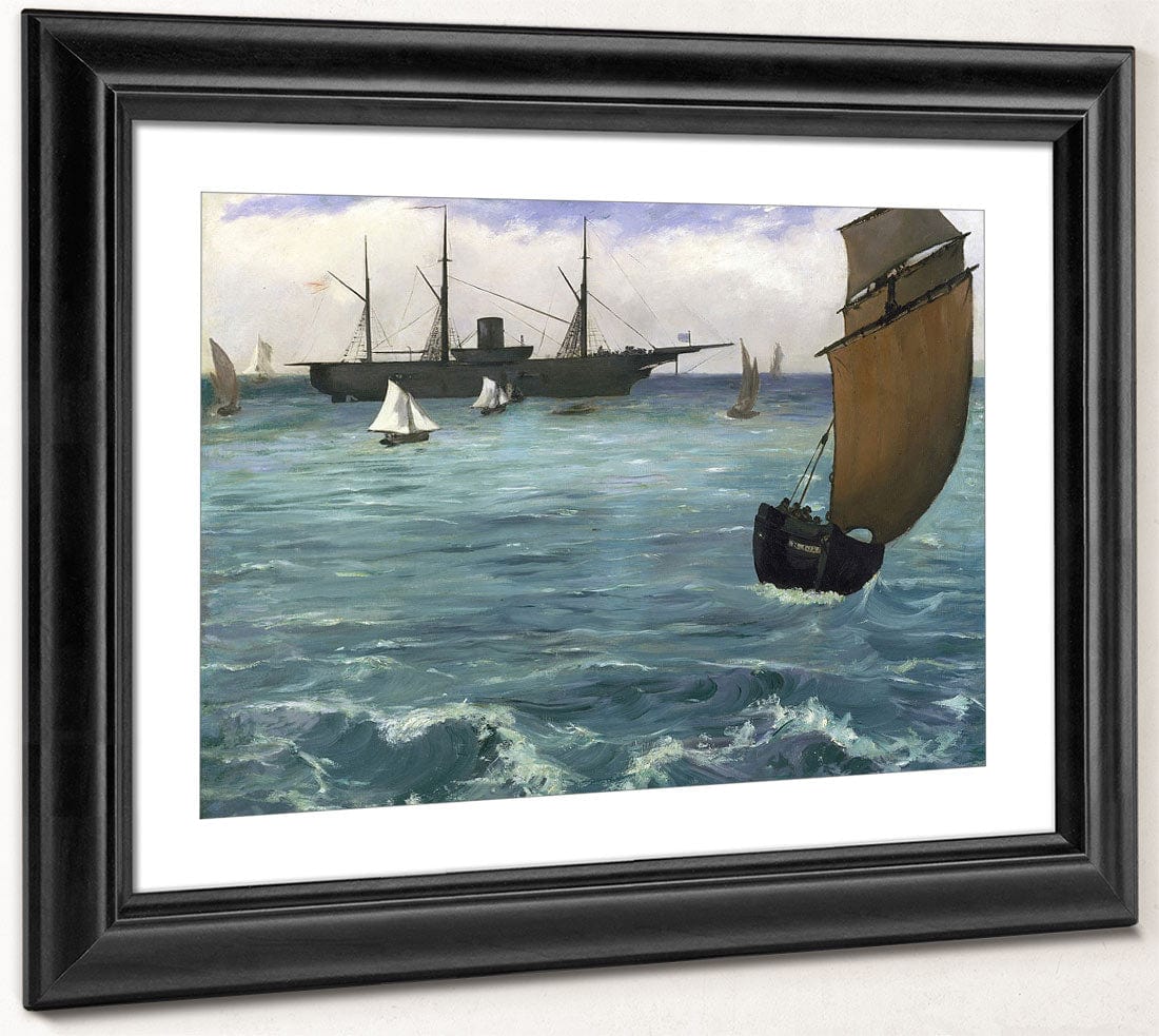 The 'Kearsarge' At Boulogne By Edouard Manet - Image 2