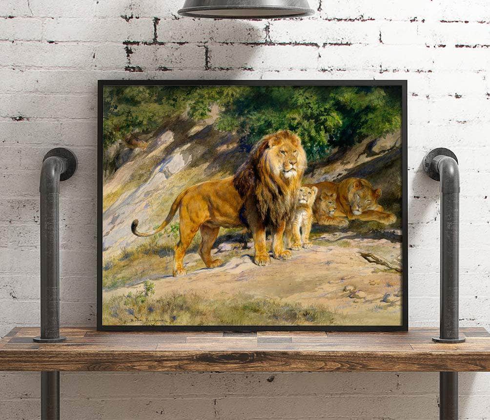 The King Watches Painting Rosa Bonheur Canvas Art - Image 4