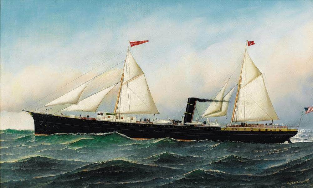 The Knickerbocker Steamboat 1892 By Antonio Jacobsen - Image 7