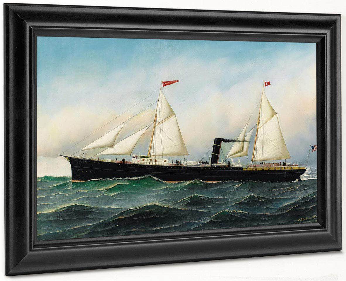 The Knickerbocker Steamboat 1892 By Antonio Jacobsen - Image 8