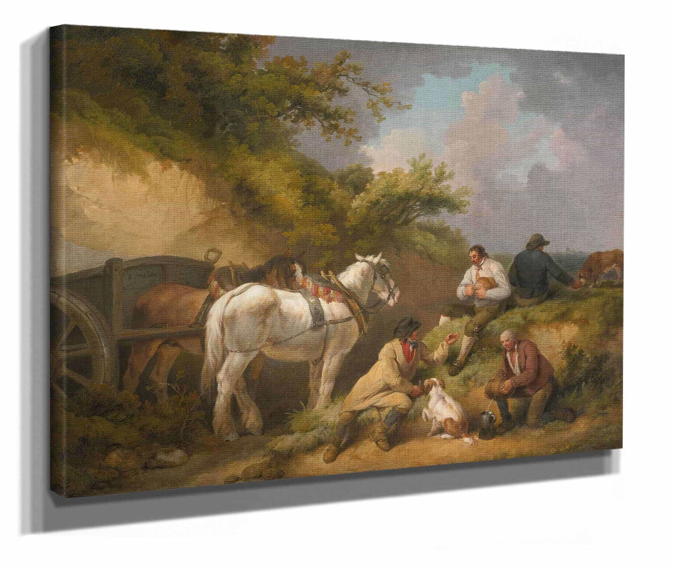 The Labourers Rest by George Morland