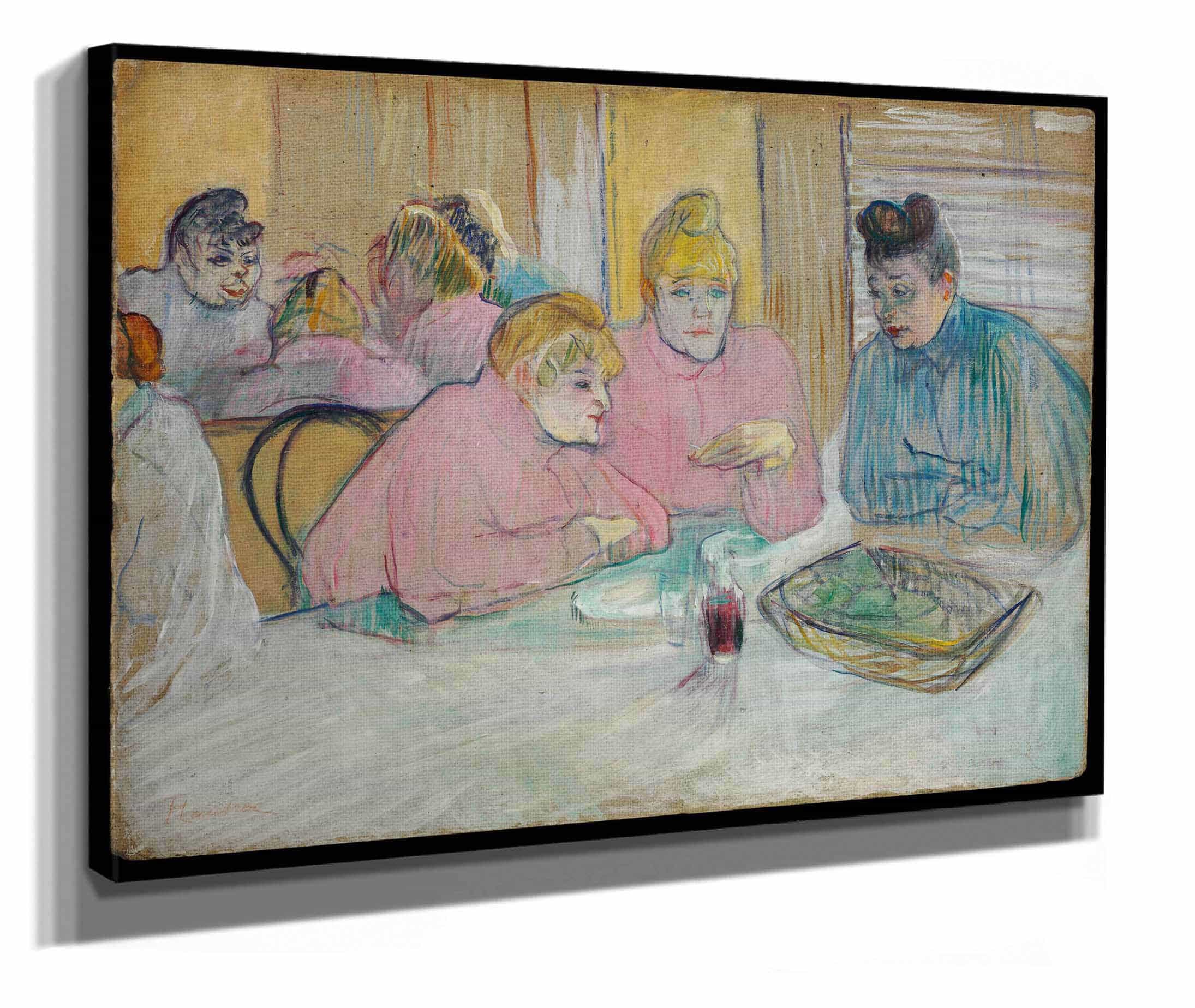The Ladies In The Dining Room by Henri De Toulouse Lautrec - Image 2