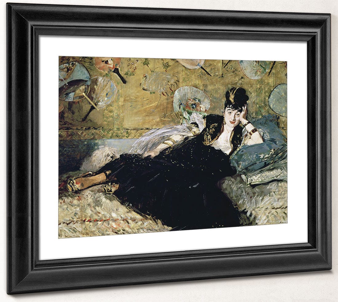The Lady With Fans, Portrait Of Nina De Callias (1844 84) By Edouard Manet - Image 2