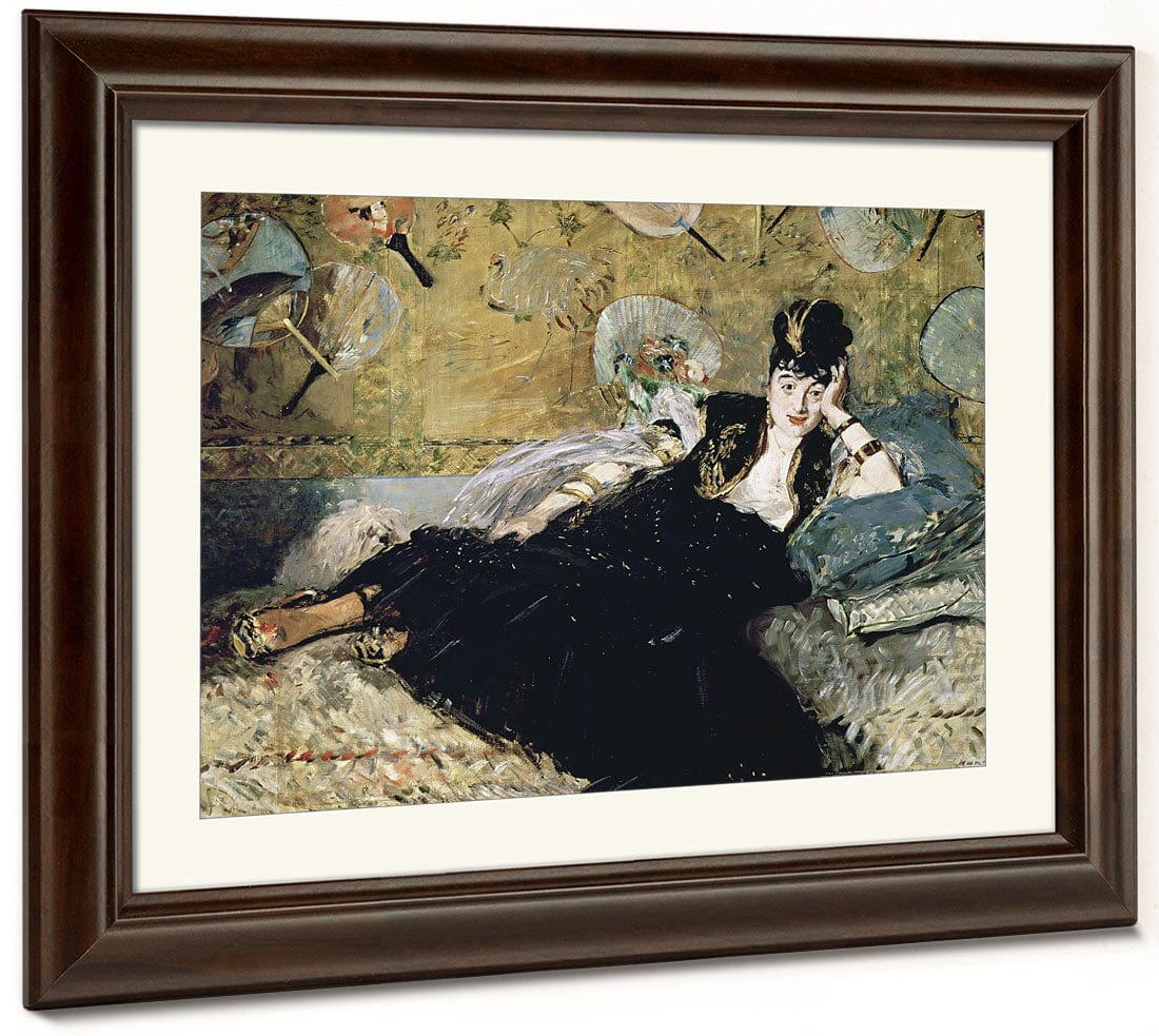 The Lady With Fans, Portrait Of Nina De Callias (1844 84) By Edouard Manet - Image 3