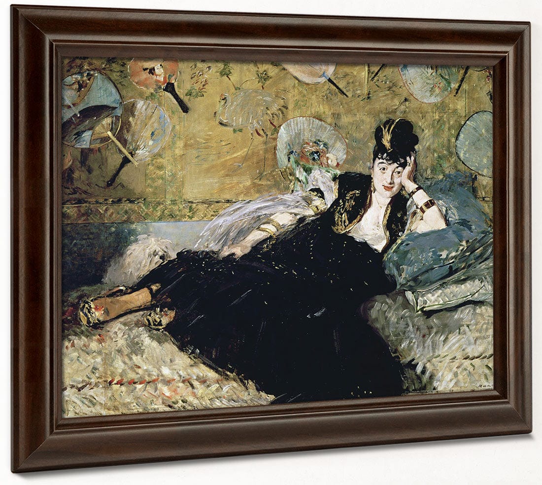 The Lady With Fans, Portrait Of Nina De Callias (1844 84) By Edouard Manet - Image 4