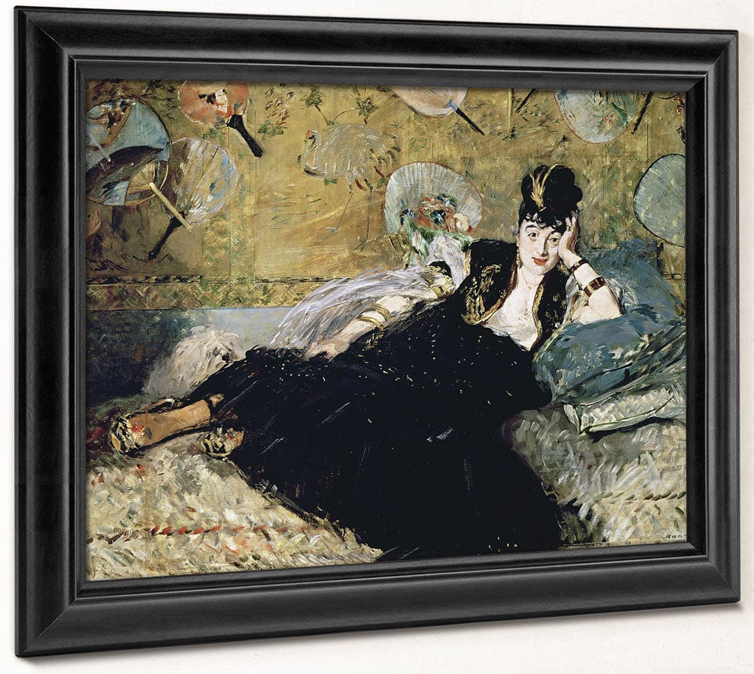 The Lady With Fans, Portrait Of Nina De Callias (1844 84) By Edouard Manet - Image 6