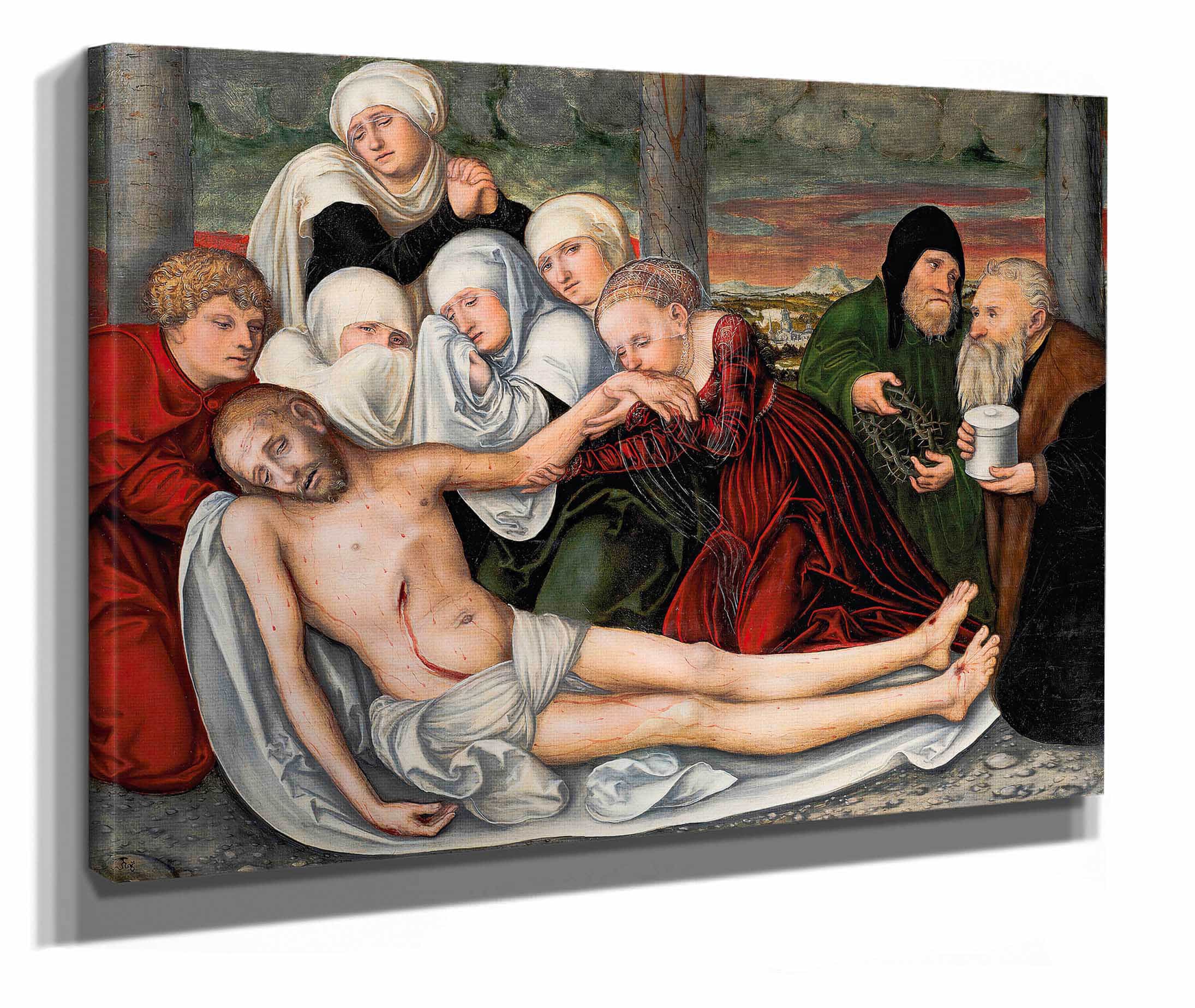 The Lamentation by Lucas Cranach The Elder - Image 2
