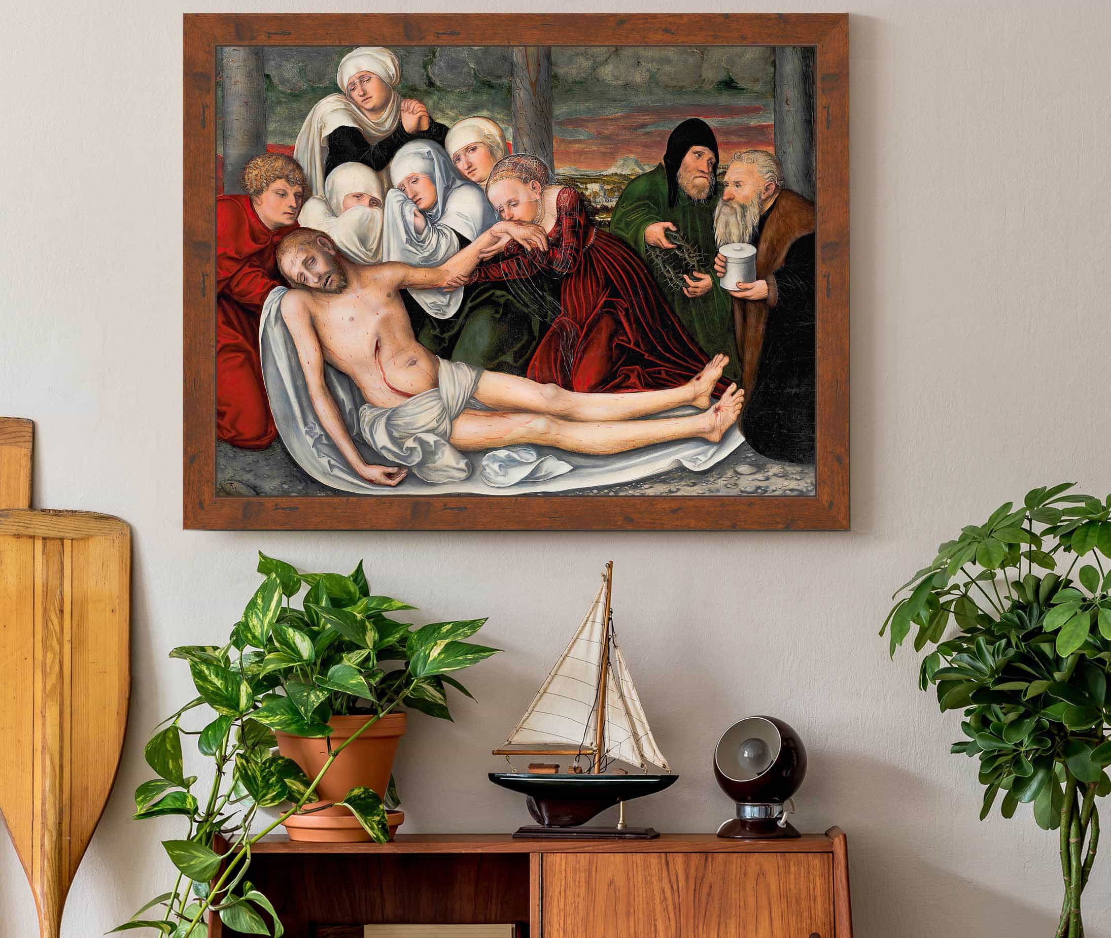 The Lamentation by Lucas Cranach The Elder - Image 3