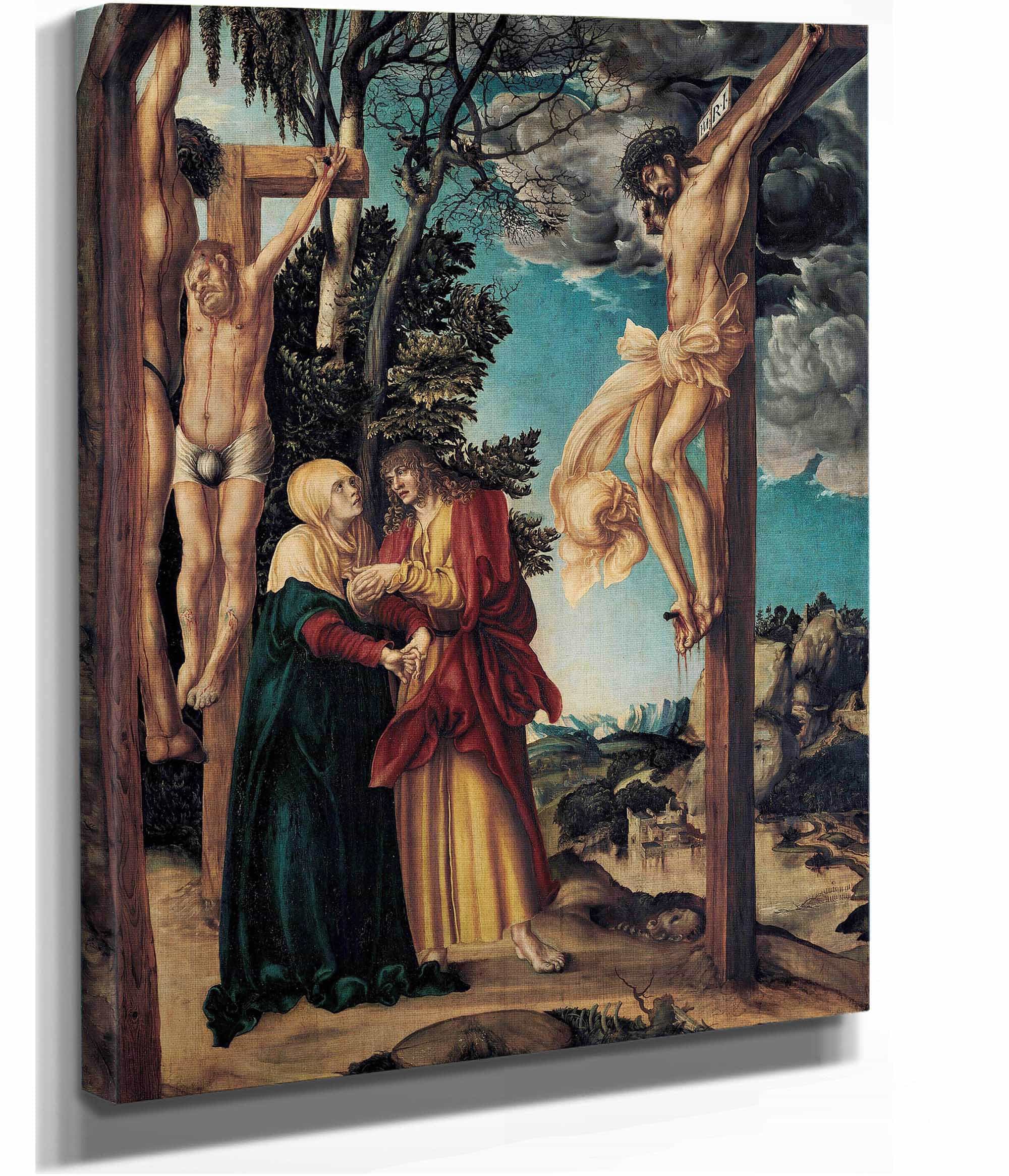 The Lamentation Of Christ by Lucas Cranach The Elder - Image 2