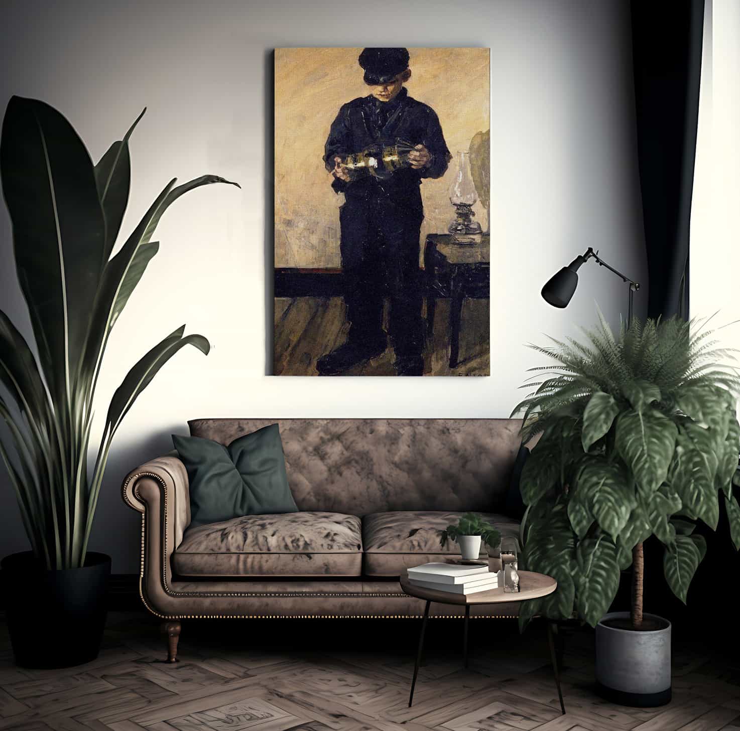 The Lamp Lighter By James Ensor - Image 2