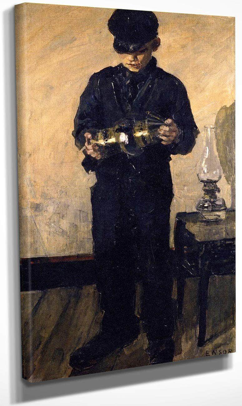 The Lamp Lighter By James Ensor - Image 4