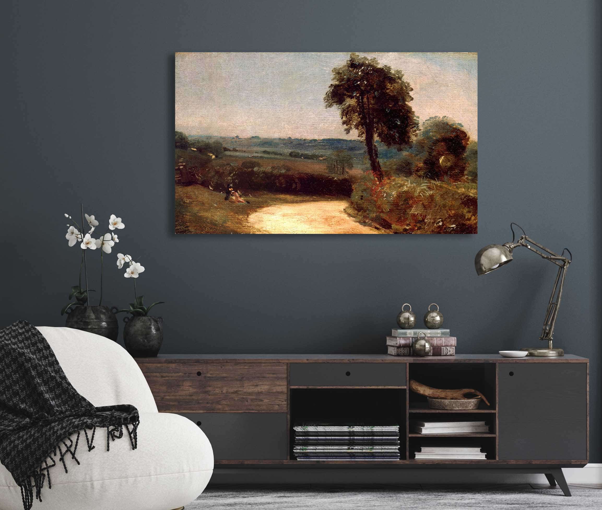 The Lane From East Bergholt To Flatford by John Constable - Image 5