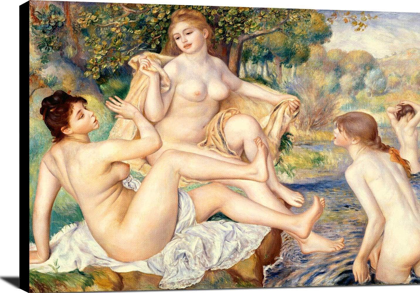 The Large Bathers Painting Auguste Renoir Canvas Art - Image 2