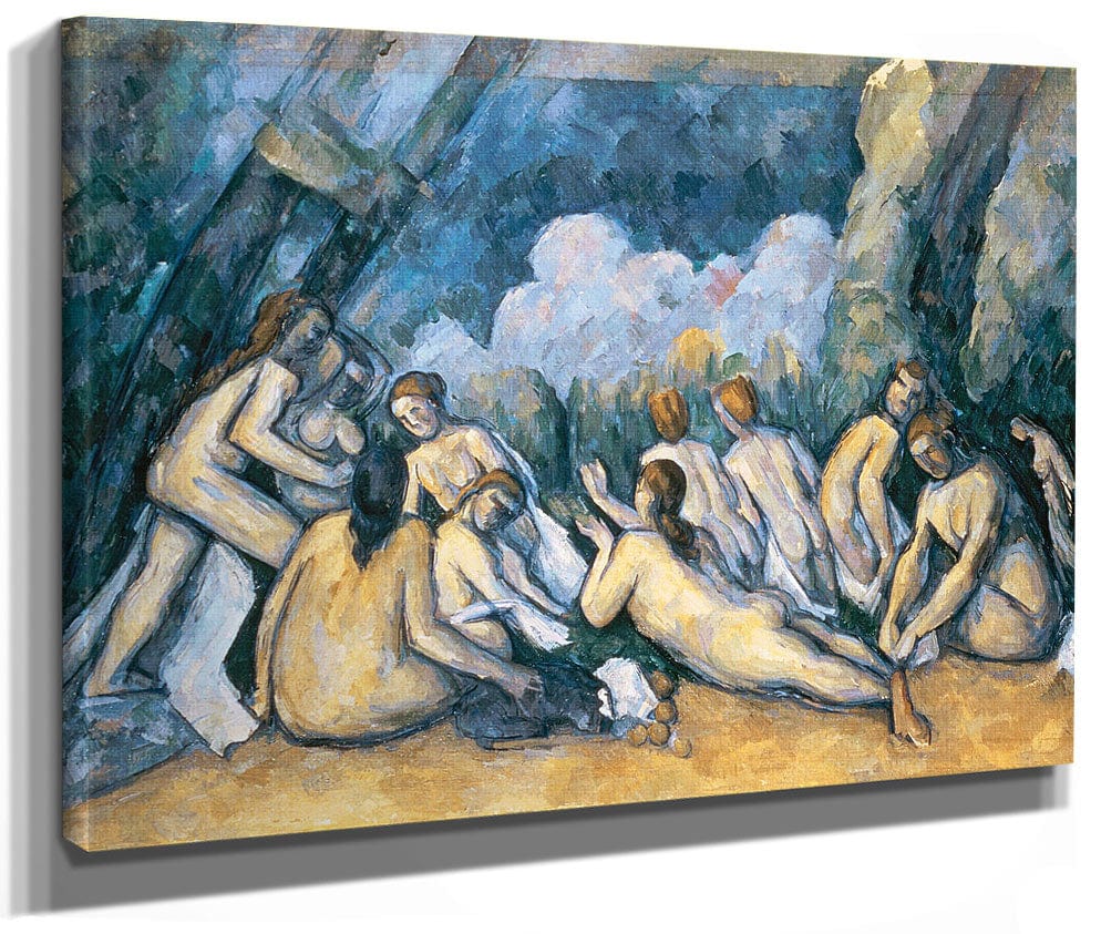 The Large Bathers By Paul Cezanne
