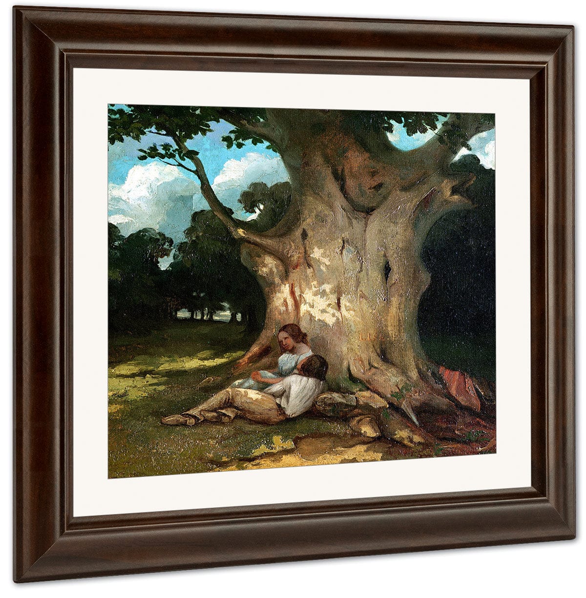 The Large Oak By Jean Desire Gustave Courbet - Image 3