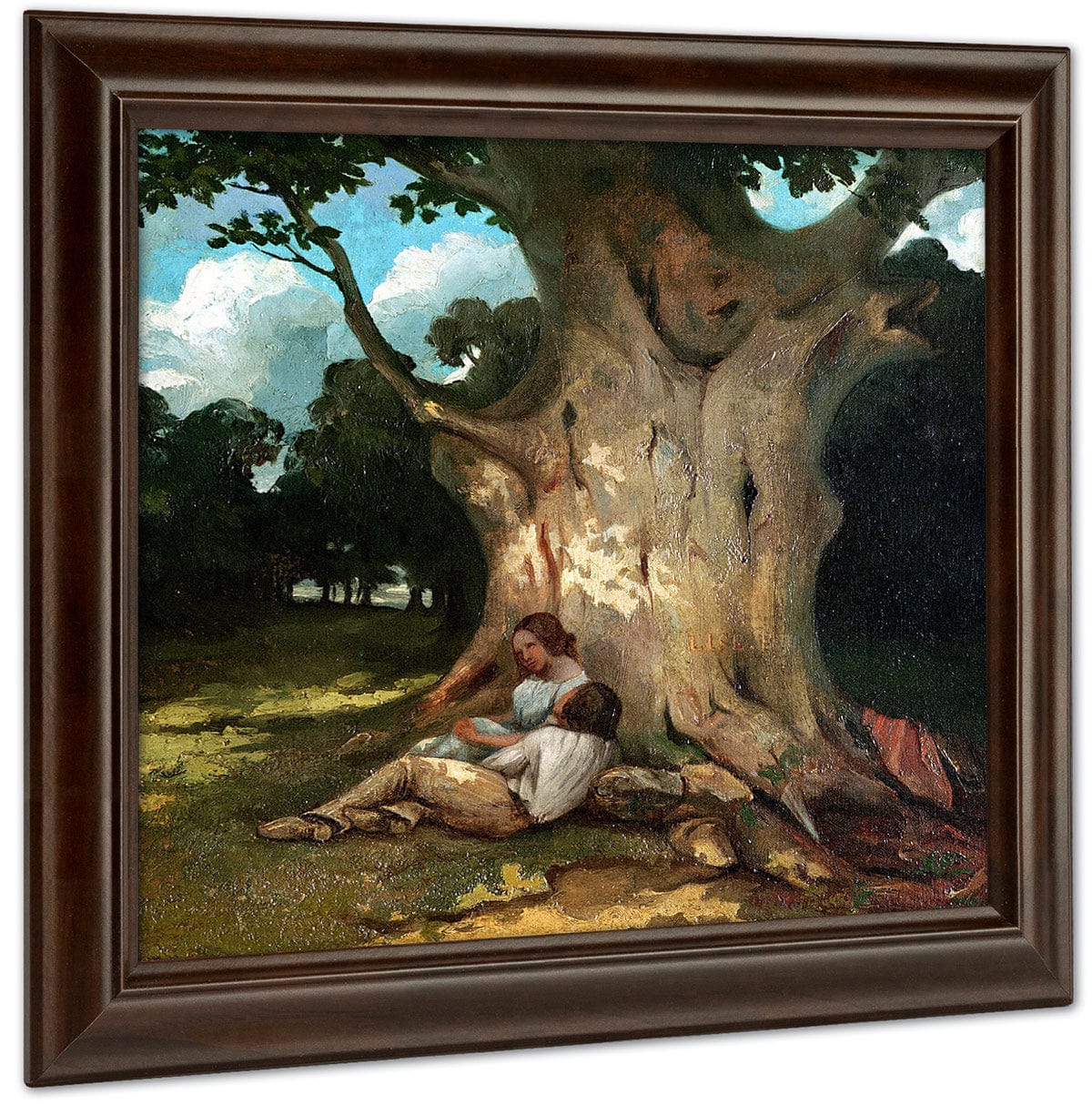 The Large Oak By Jean Desire Gustave Courbet - Image 4