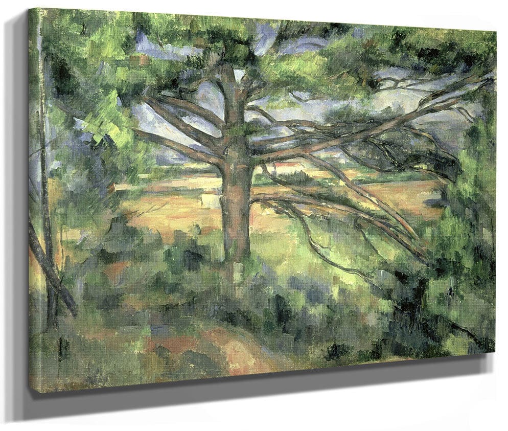 The Large Pine By Paul Cezanne
