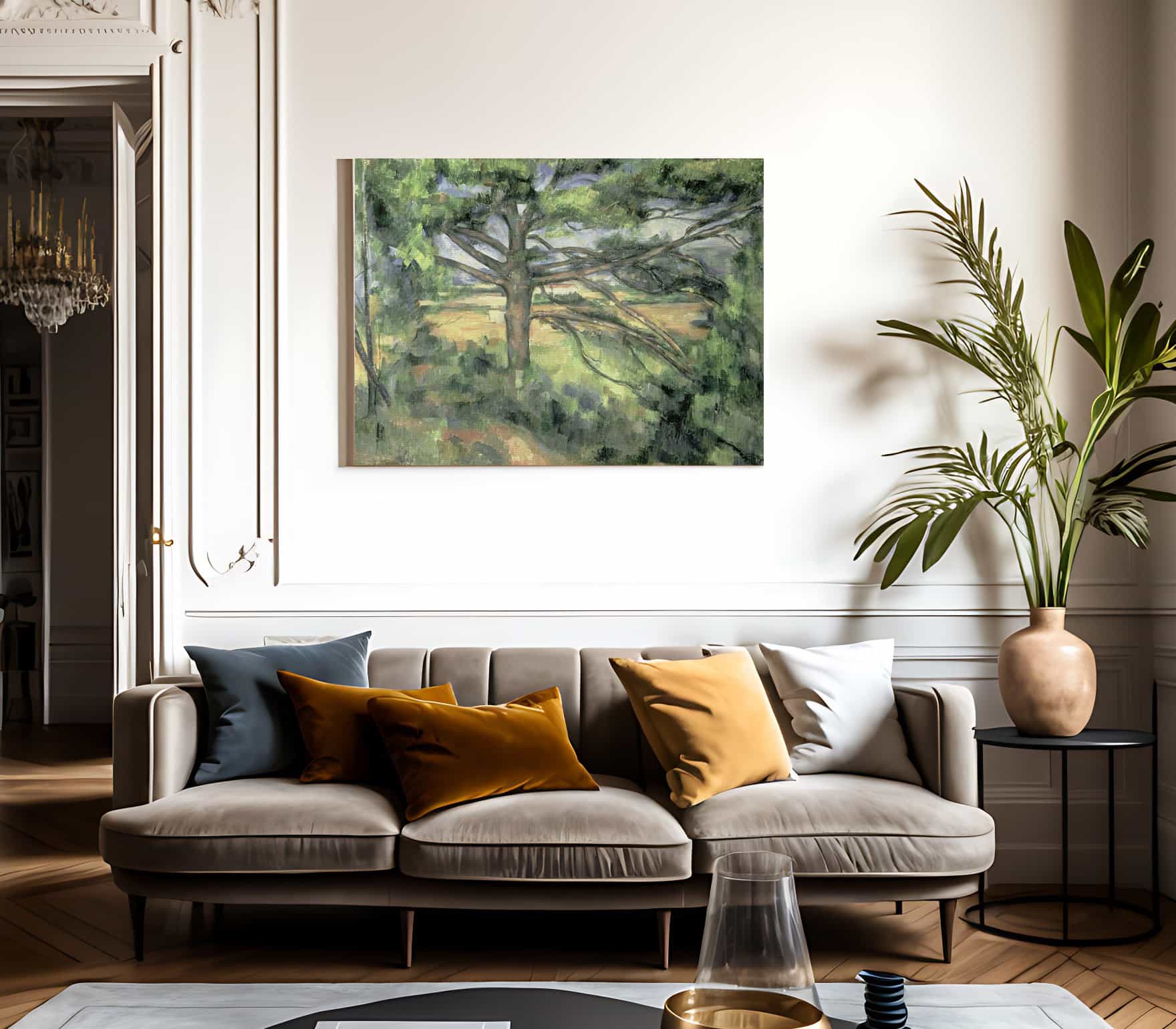 The Large Pine By Paul Cezanne - Image 3
