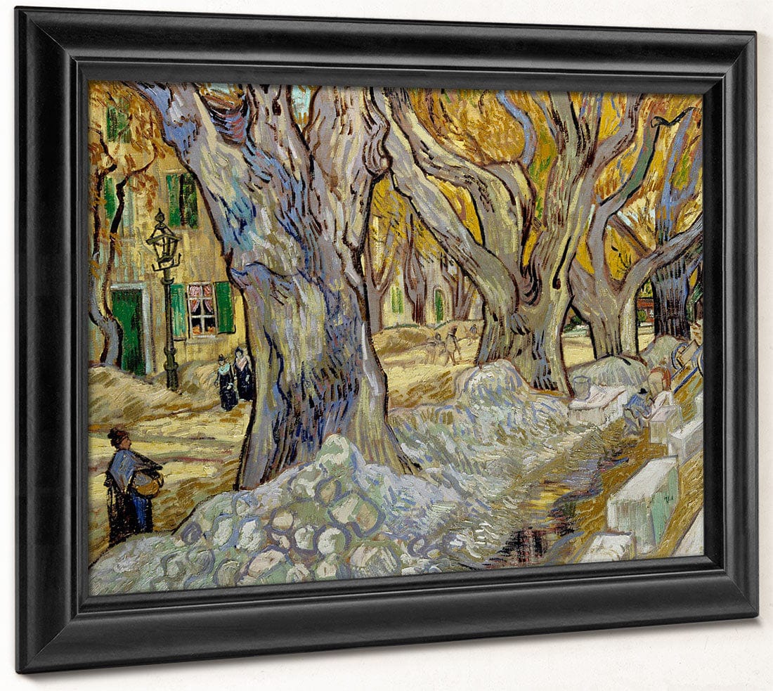 The Large Plane Trees By Vincent Van Gogh - Image 8