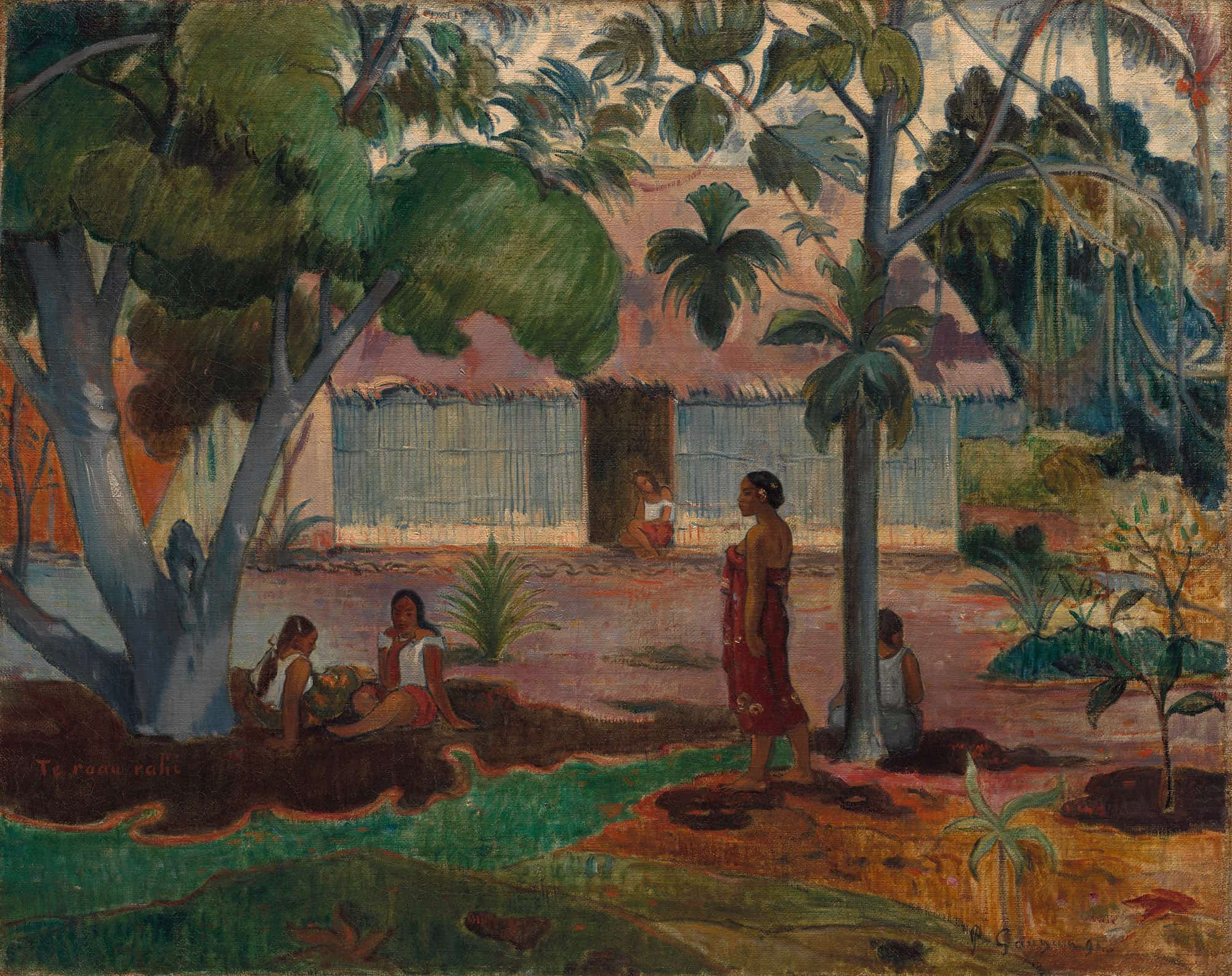 The Large Tree by Paul Gauguin - Image 2