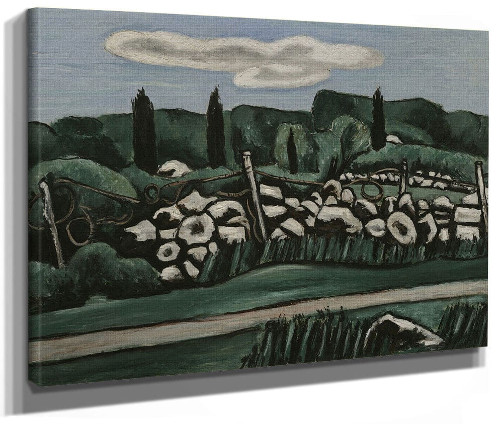 The Last Stone Walls, Dogtown By Marsden Hartley