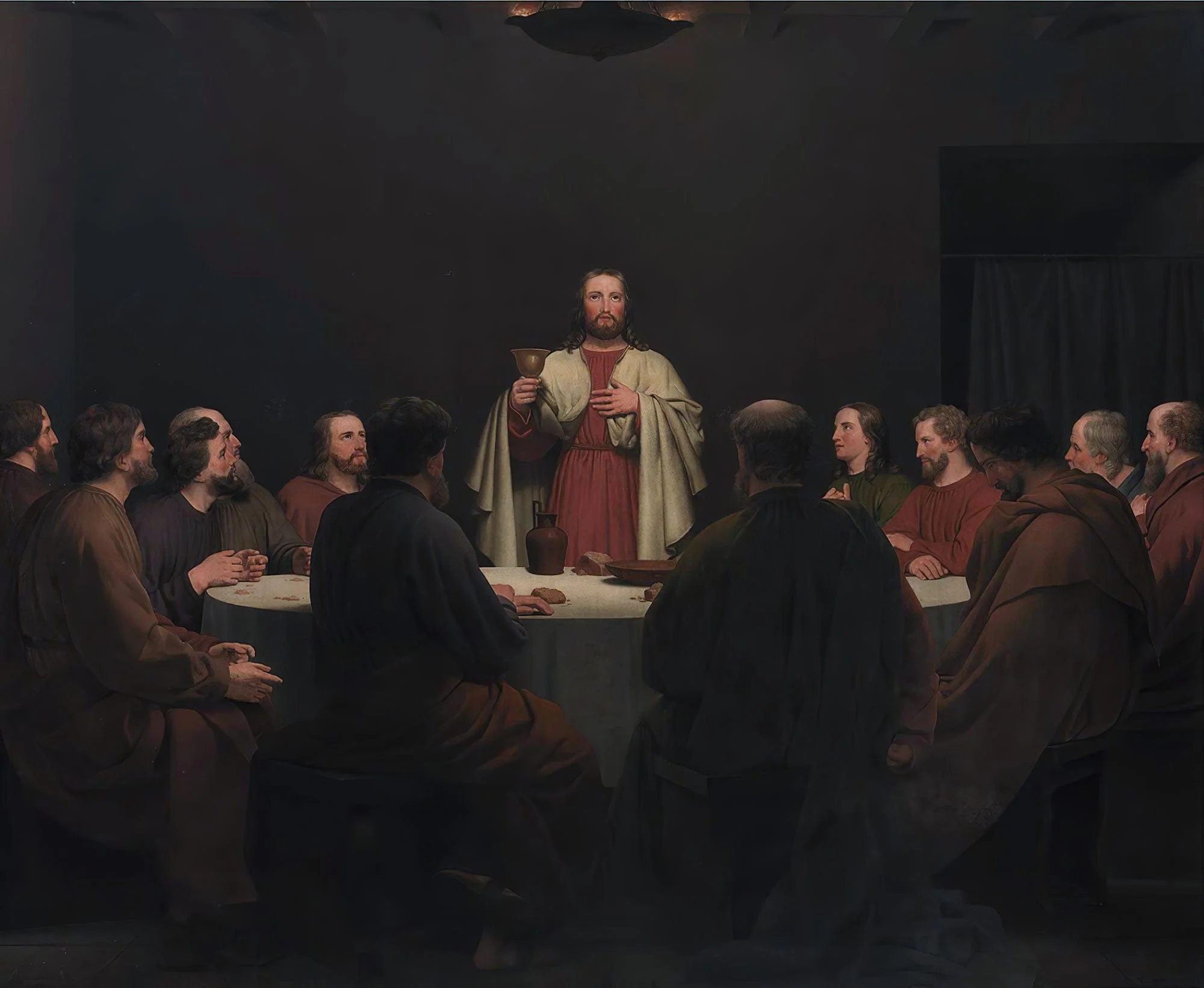 The Last Supper by Christoffer Wilhelm Eckersberg