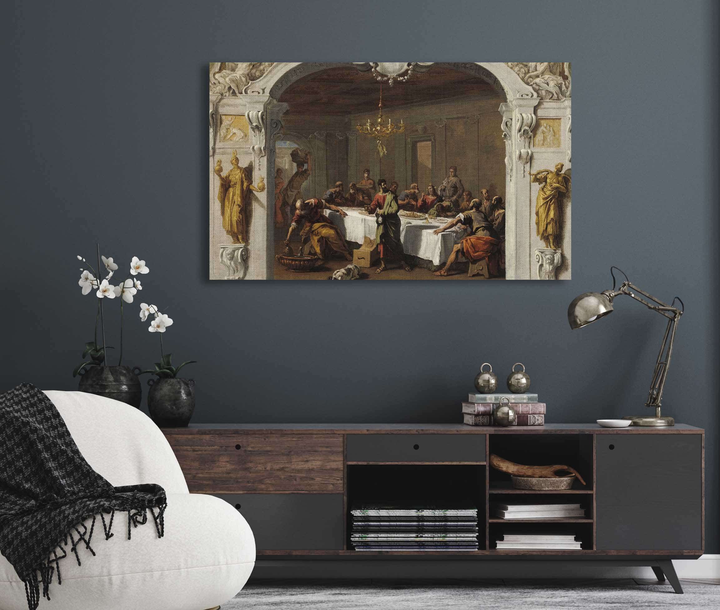 The Last Supper by Sebastiano Ricci - Image 5