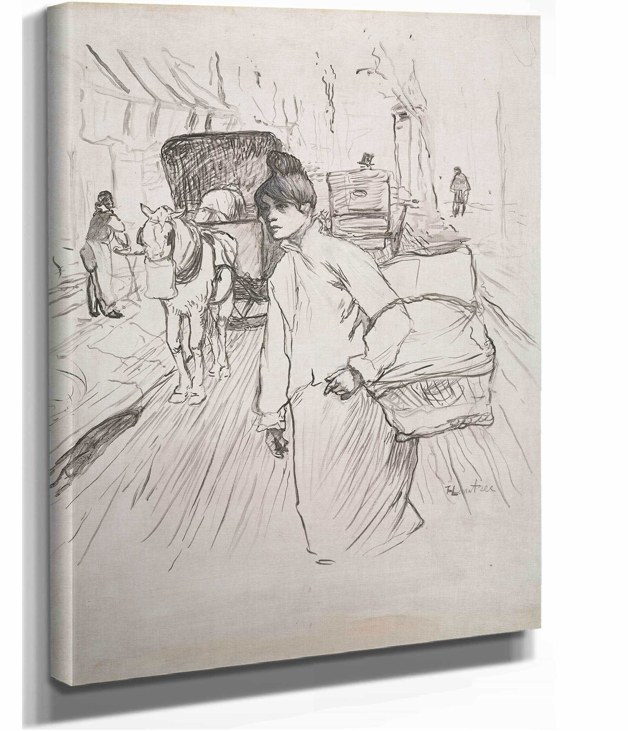 The Laundress by Henri De Toulouse Lautrec - Image 2