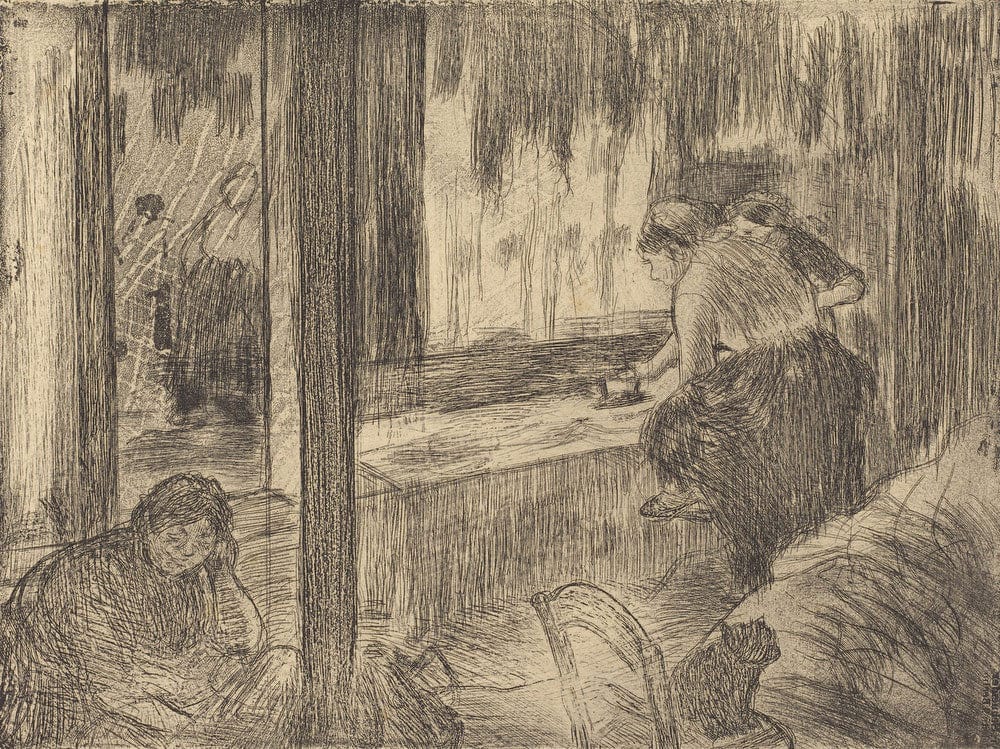The Laundresses (Les Blanchisseuses (La Repassage)) By Edgar Degas - Image 5