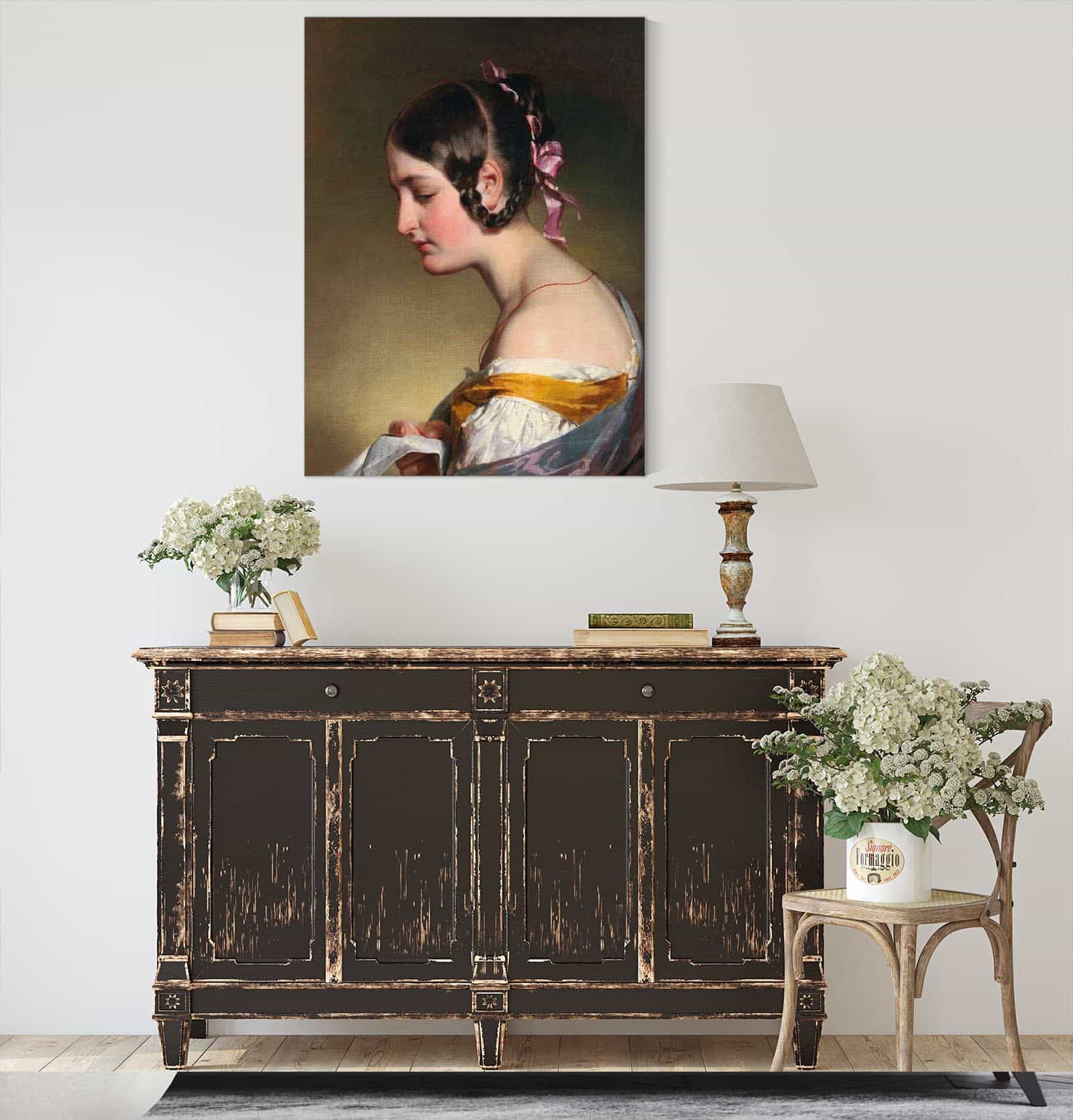 The Letter by Friedrich Von Amerling - Image 4