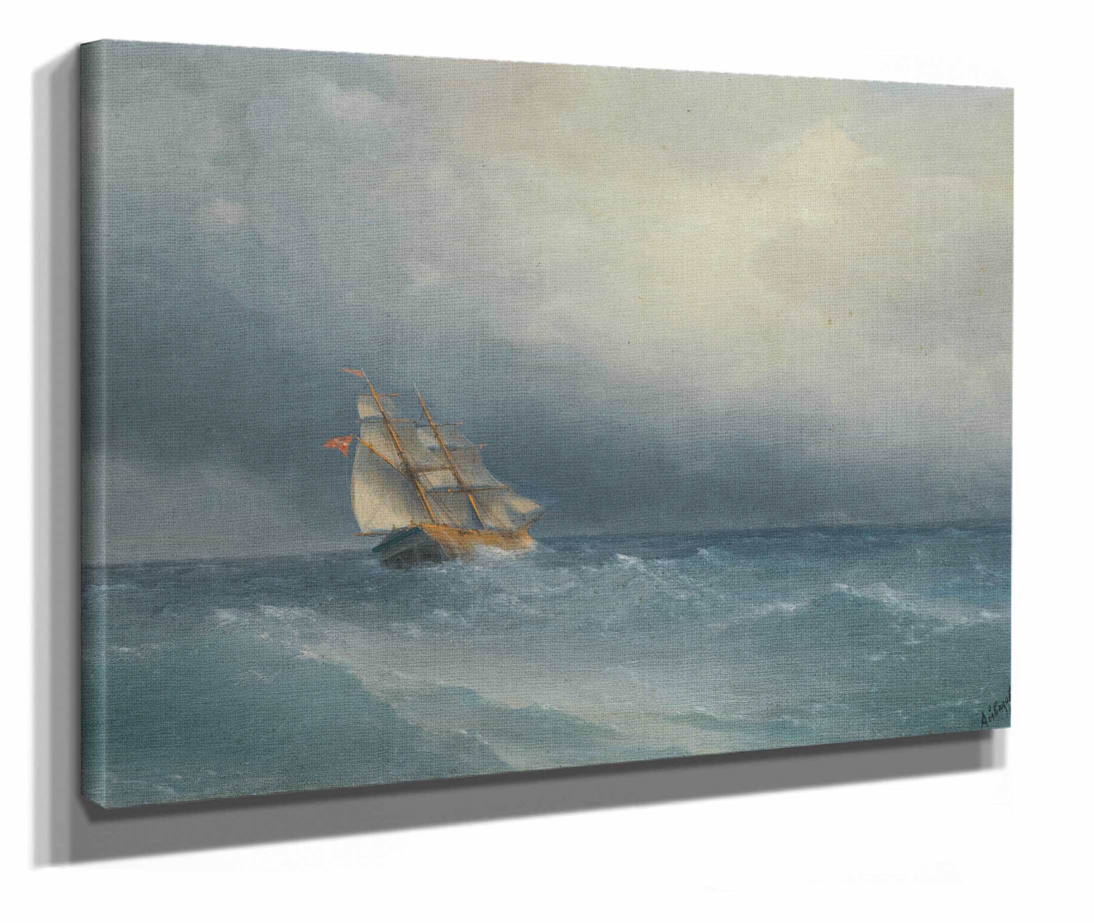 The Lifting Storm by Ivan Konstantinovich Aivazovsky - Image 2