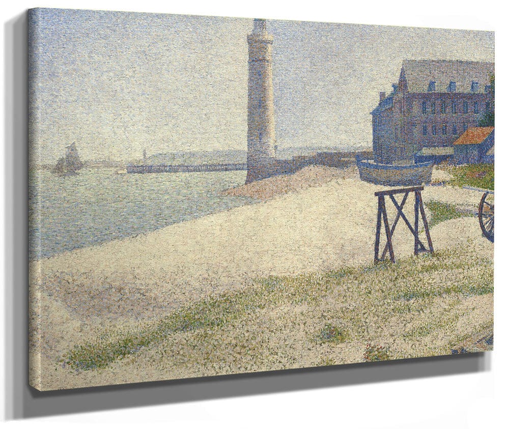 The Lighthouse At Honfleur By Georges Pierre Seurat