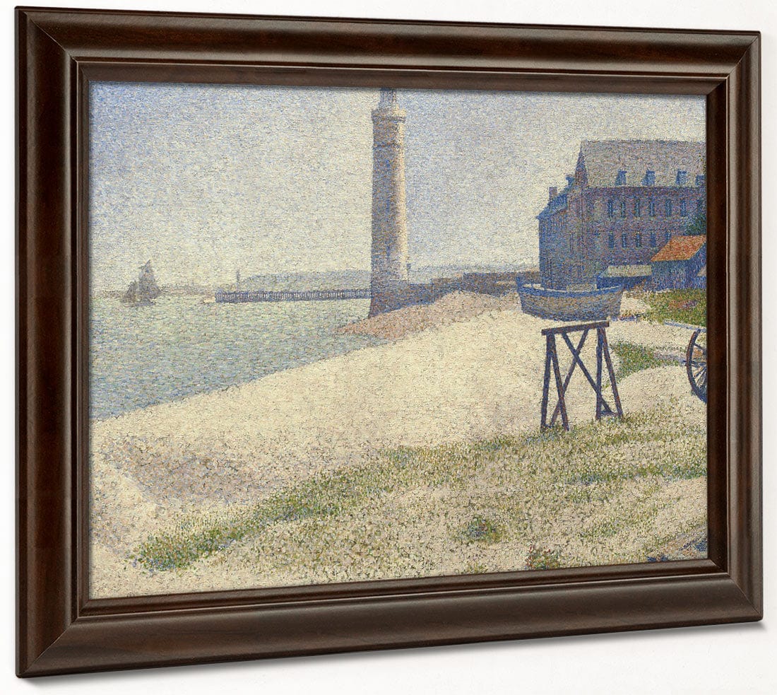 The Lighthouse At Honfleur By Georges Pierre Seurat - Image 6