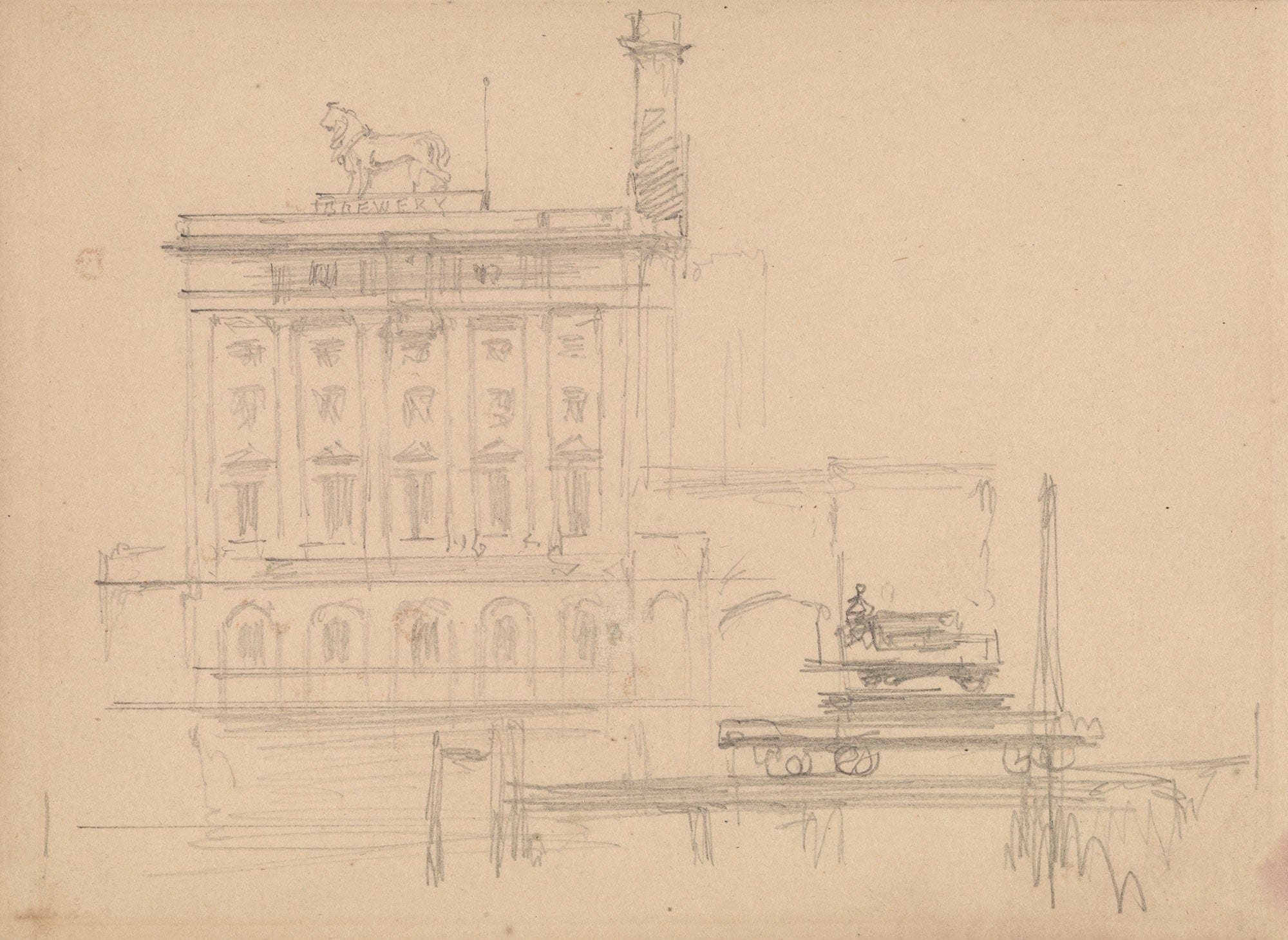 The Lion Brewery On The Thames by David Roberts - Image 2