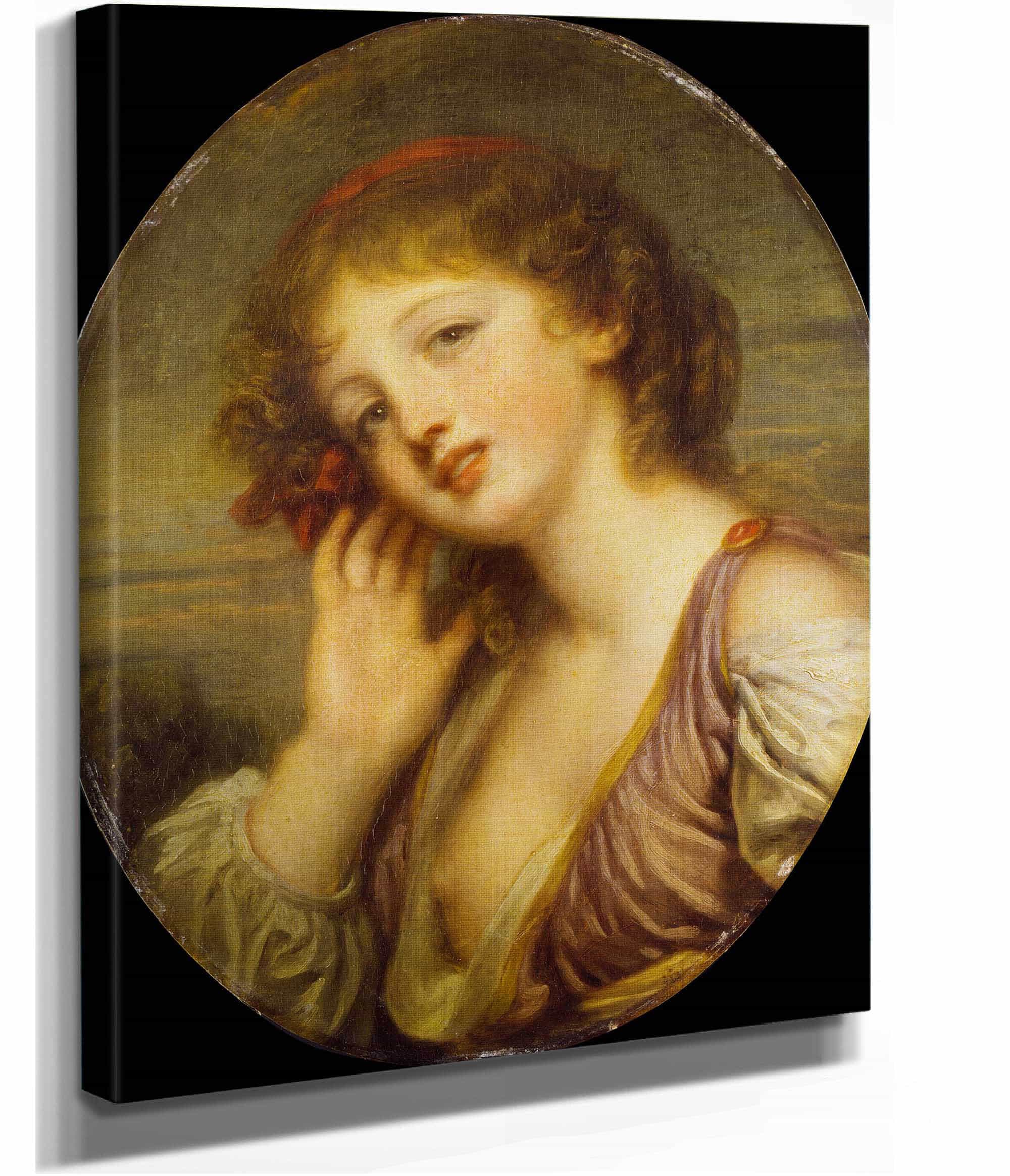 The Listening Woman S by Jean Baptiste Greuze