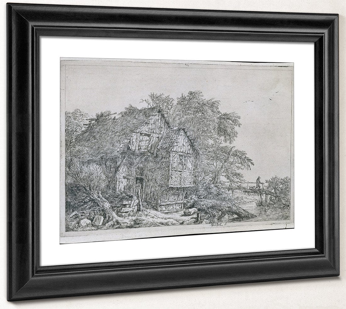 The Little Bridge (Le Petit Pont) By Jacob Van Rusdael - Image 2