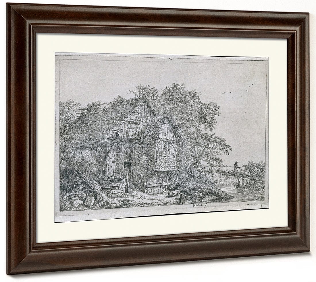 The Little Bridge (Le Petit Pont) By Jacob Van Rusdael - Image 3