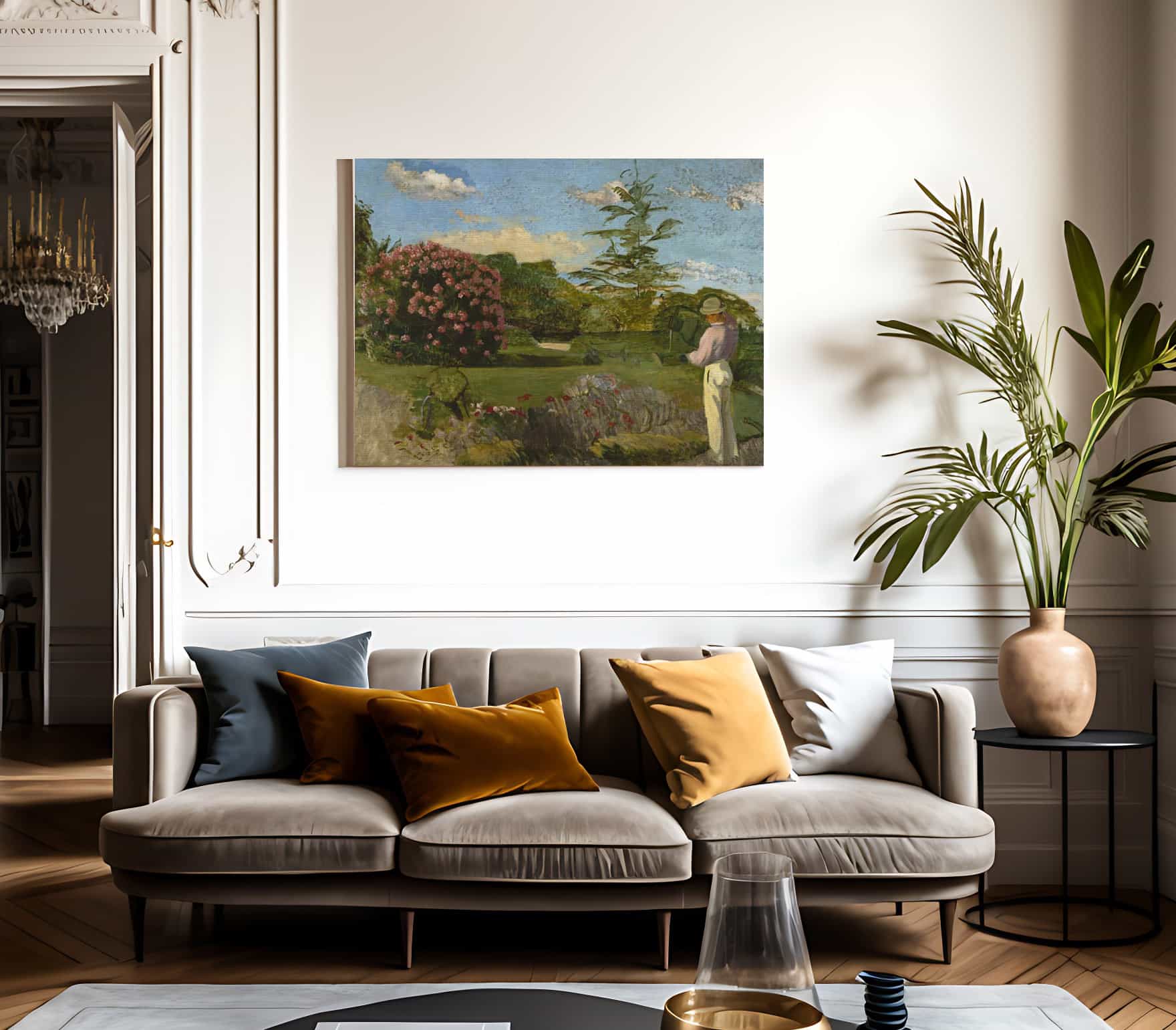The Little Gardner By Frederic Bazille - Image 3