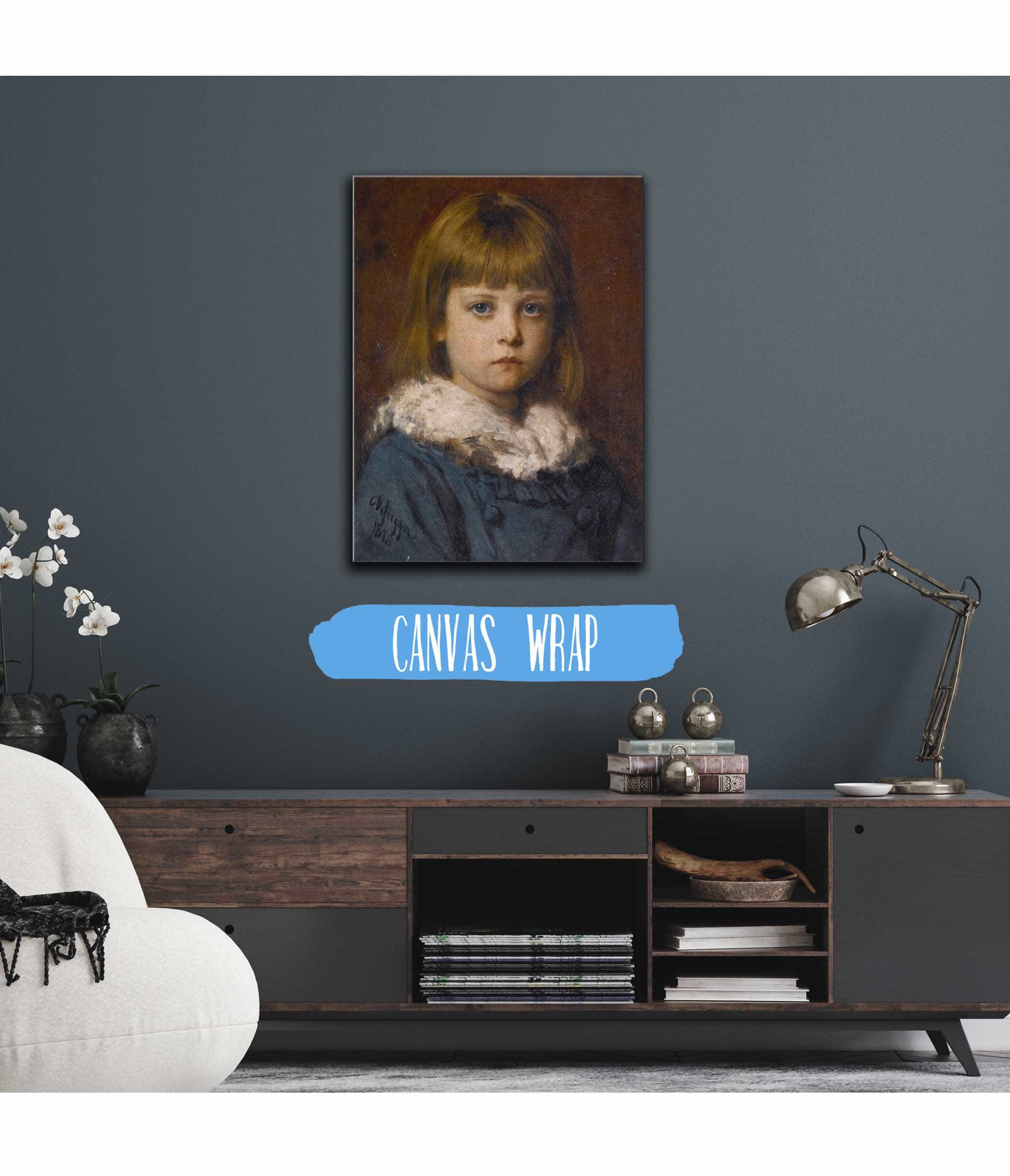 The Little Girl by Franz Von Defregger - Image 3